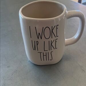 Rae Dunn Cream Mug with Fun Quote